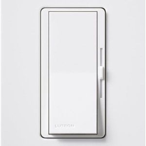 Lutron Diva DVF-103P-WH Fluorescent 3-Wire Dimmer Single Pole / 3-Way White